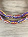 Hidden Gems: Oval Java Feather Glass Beads