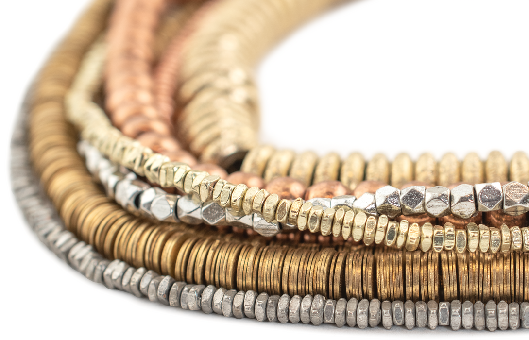 8 Strand Bundle: All Time Favorite Metal Beads - The Bead Chest