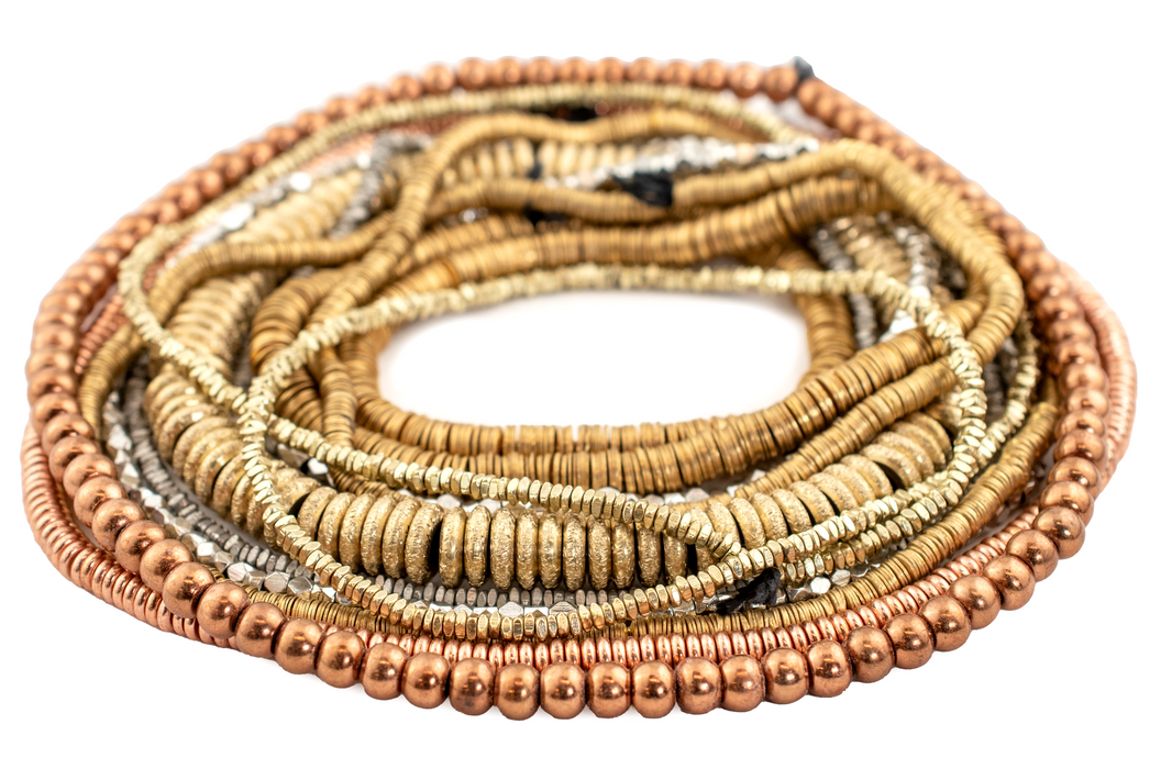 8 Strand Bundle: All Time Favorite Metal Beads - The Bead Chest