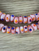 Hidden Gems: Pink Dotted Java Glass Beads