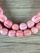 Hidden Gems: Pink Watermelon Java Glass Beads
