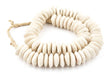 White Bone Beads (Saucer) - The Bead Chest