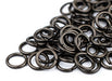 8mm Black Round Jump Rings (Approx 1000 pieces) - The Bead Chest