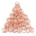 10mm Copper Round Jump Rings (Approx 500 pieces) - The Bead Chest