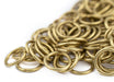 10mm Brass Round Jump Rings (Approx 200 pieces) - The Bead Chest