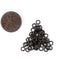 4mm Black Round Jump Rings (Approx 500 pieces) - The Bead Chest