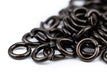 4mm Black Round Jump Rings (Approx 500 pieces) - The Bead Chest