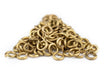 Brass Round Jump Rings (Approx 500 pieces) - The Bead Chest