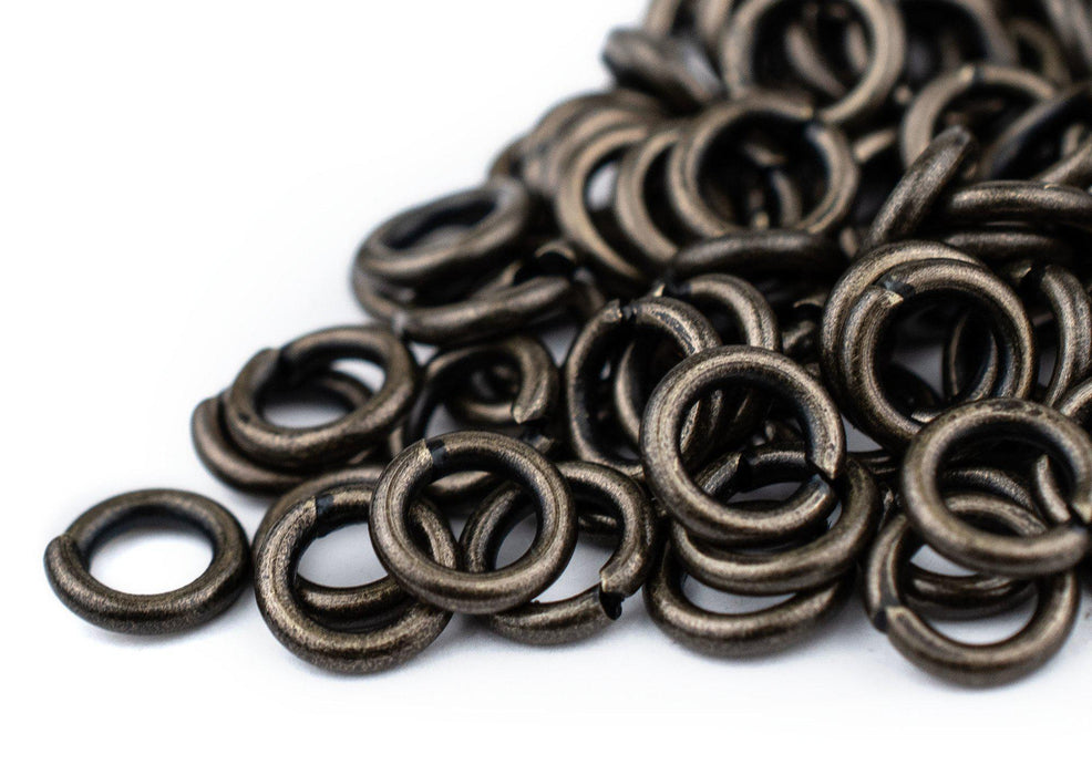 6mm Black Round Jump Rings (Approx 500 pieces) - The Bead Chest