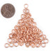 6mm Copper Round Jump Rings (Approx 500 pieces) - The Bead Chest