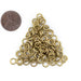 6mm Brass Round Jump Rings (Approx 1000 pieces) - The Bead Chest