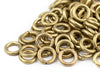 6mm Brass Round Jump Rings (Approx 1000 pieces) - The Bead Chest