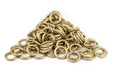 8mm Brass Round Jump Rings (Approx 200 pieces) - The Bead Chest