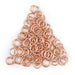 8mm Copper Round Jump Rings (Approx 500 pieces) - The Bead Chest