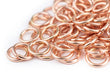 8mm Copper Round Jump Rings (Approx 500 pieces) - The Bead Chest