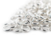 4mm Silver Round Jump Rings (Approx 500 pieces) - The Bead Chest