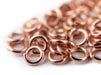 4mm Copper Round Jump Rings (Approx 1000 pieces) - The Bead Chest