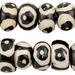 Eye Design Batik Bone Beads (Large) - The Bead Chest