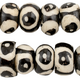 Eye Design Batik Bone Beads (Large) - The Bead Chest