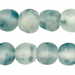 Blue Wave Marine Recycled Glass Beads (18mm) - The Bead Chest