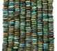 Green Turquoise Stone Heishi Beads (6-8mm) - The Bead Chest