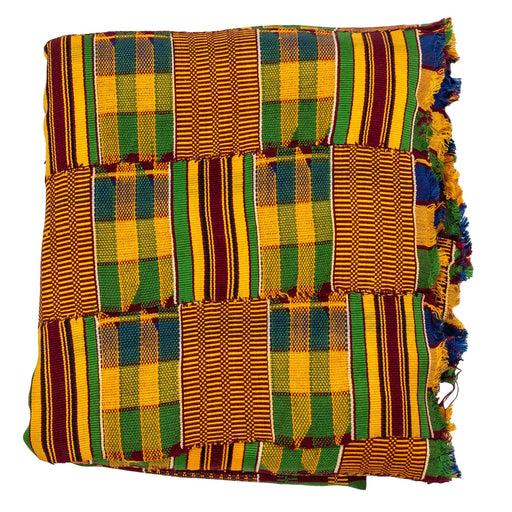 African Ashanti Kente Cloth #14888 - The Bead Chest