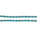 Aqua Blue Turquoise-Style Afghani Stone Rice Beads (5x3mm) - The Bead Chest