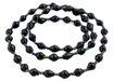 Black Recycled Paper Beads from Uganda - The Bead Chest