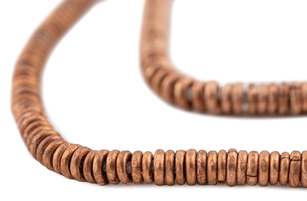 Kenya Copper Heishi Beads - The Bead Chest