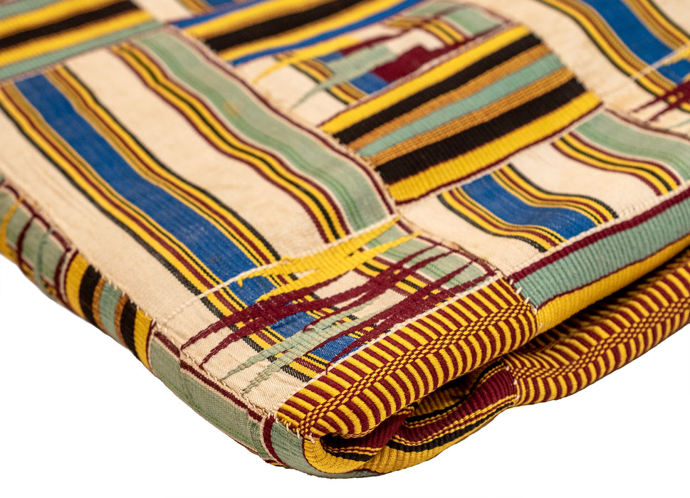 African Ashanti Kente Cloth #14894 - The Bead Chest