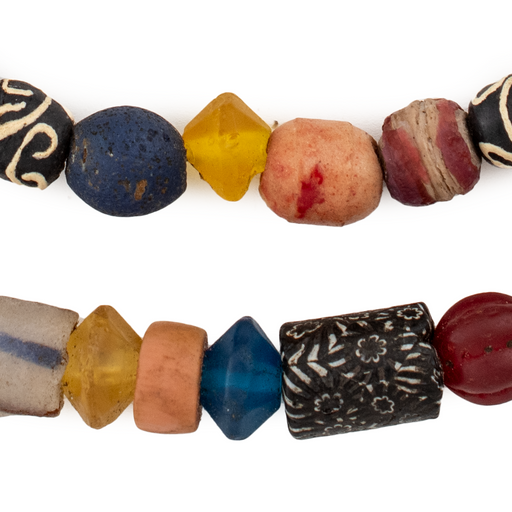 Premium Vaseline & Antique Trade Beads #16705 - The Bead Chest