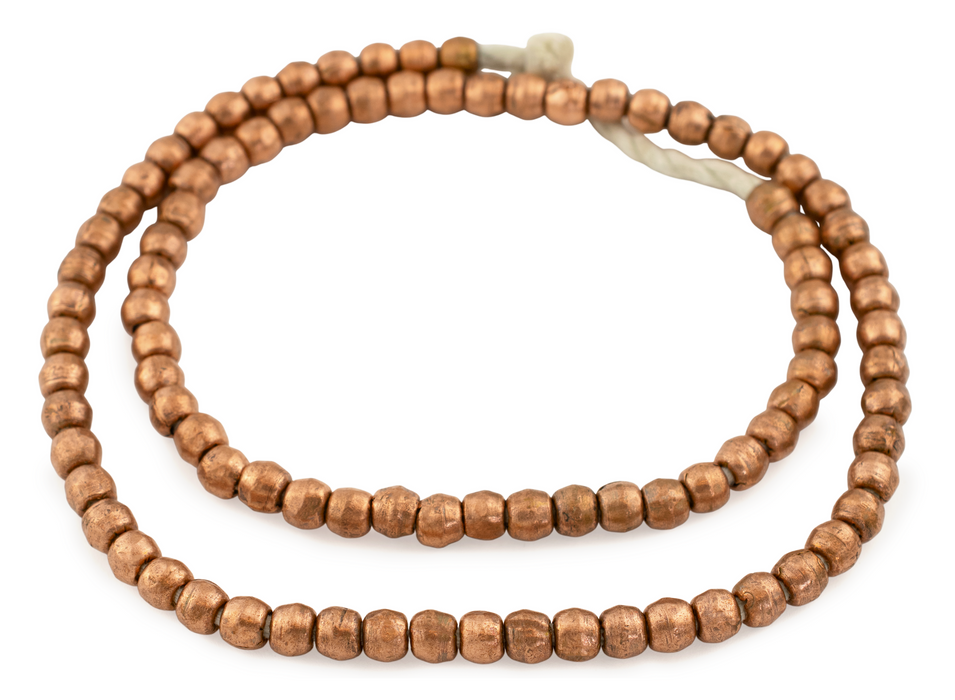 Round Copper Ethiopian Beads (8mm) - The Bead Chest