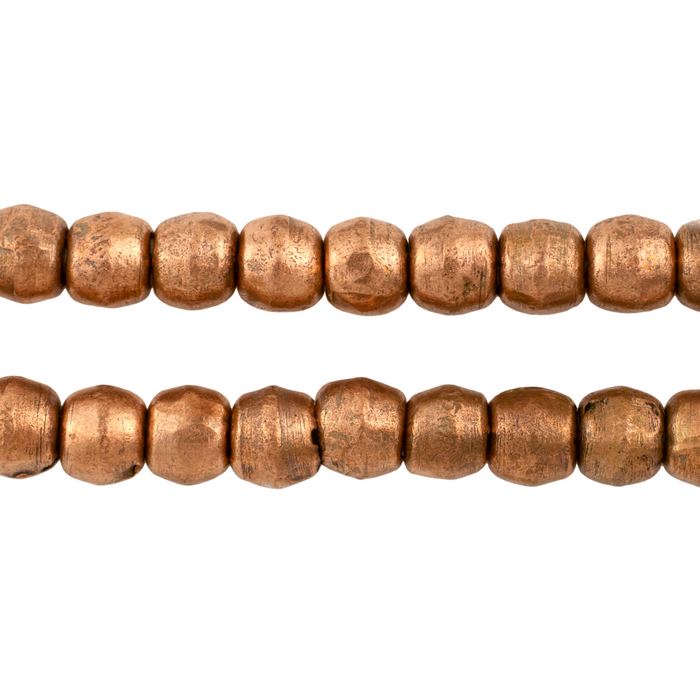 Round Copper Ethiopian Beads (8mm) - The Bead Chest