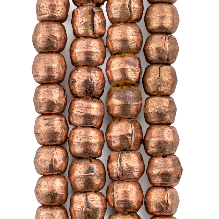 Round Copper Ethiopian Beads (8mm) - The Bead Chest