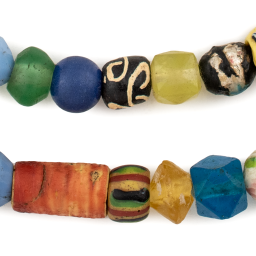 Premium Vaseline & Antique Trade Beads #16692 - The Bead Chest