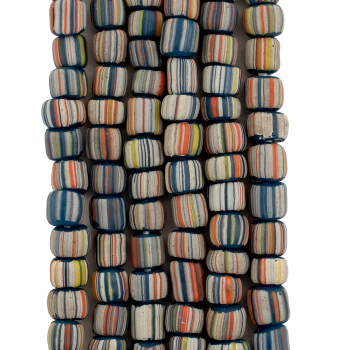 Creamy Teal Java Gooseberry Beads (6-8mm)