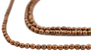 Copper Tiny Melon Beads - The Bead Chest