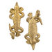 Ghanaian Lizard Brass Pendant from Africa - The Bead Chest