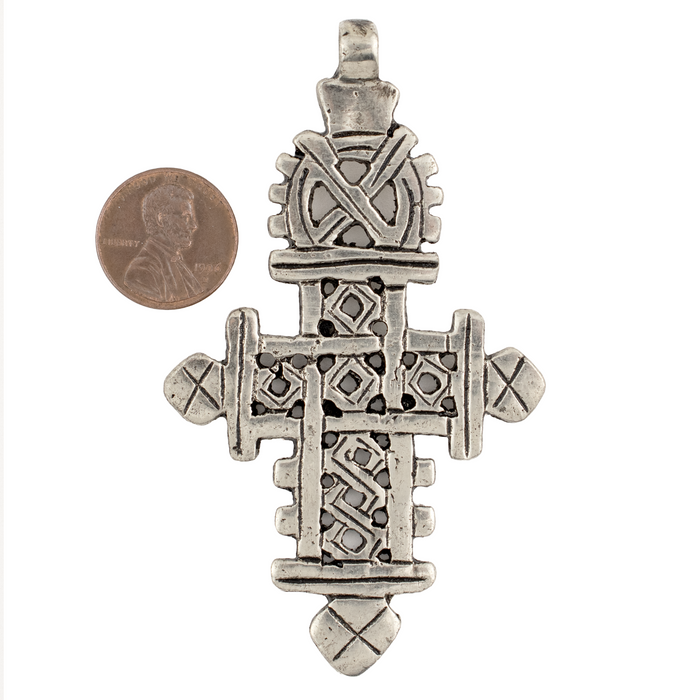 Ethiopian Coptic Cross (Large) - The Bead Chest