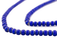 Blue White Heart Beads (4mm) - The Bead Chest