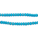 Turquoise White Heart Beads (4mm) - The Bead Chest