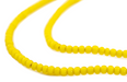 Yellow White Heart Beads (3mm) - The Bead Chest