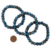 Vintage-Azul Blue Nepal Mala Bracelet - The Bead Chest