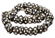 Polka Dot Batik Bone Beads (Faceted) - The Bead Chest