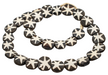 Starfish Design Batik Bone Beads (Circular) - The Bead Chest