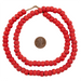 Coral Red Padre Beads (9mm) - The Bead Chest