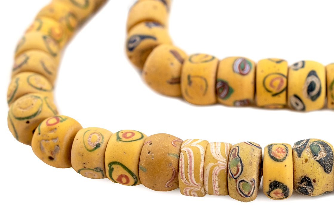Assorted Antique Venetian Eye King Beads #15758