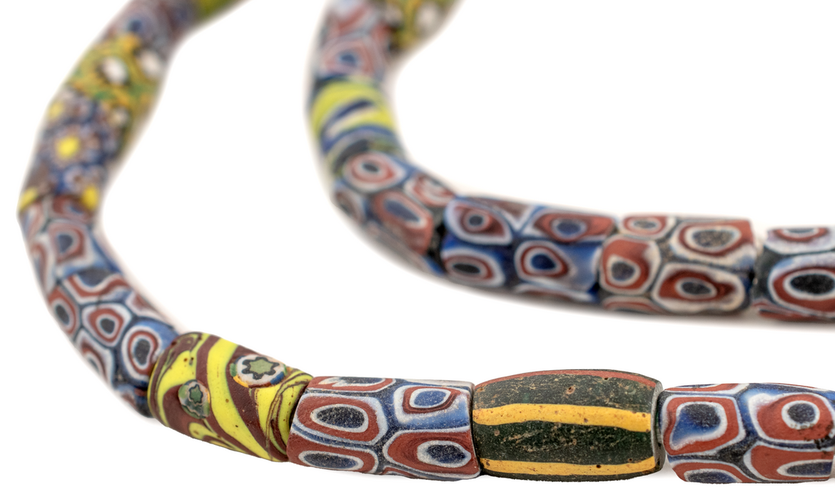 Antique Venetian Millefiori African Trade Beads #16485