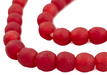 Red Recycled Glass Beads (14mm) - The Bead Chest