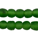 Green Recycled Glass Beads (14mm) - The Bead Chest